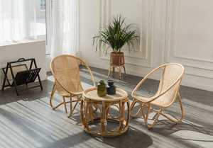 Round Rattan Coffee <b>Table</b> <b>Side</b> <b>Table</b> Wholesale - Product Image 5