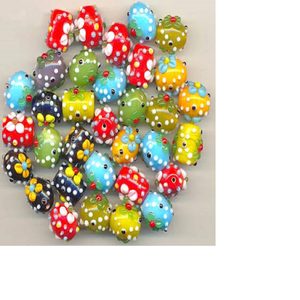 Cuentas de vidrio rojo hechas a medida, en varios colores, llamativos, aptas para tiendas de cuentas y diseño de joyería - Product Image 6