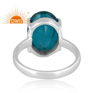 แหวนวางซ้อนกันได้สำหรับผู้หญิงเครื่องประดับเงินธรรมชาติเป็นของขวัญสำหรับผู้หญิงสำหรับผู้หญิง - Product Image 4