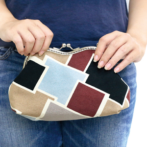 ชุดทำกระเป๋าคลัทช์แบบ Kiss Lock DIY ชุดเย็บกระเป๋าทำมือพร้อมโครงโลหะสำหรับผู้เริ่มต้น - Product Image 3