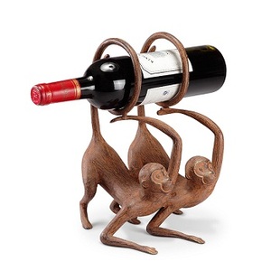 ELEPHANT <b>WOODEN</b> <b>WINE</b> BOTTLE HOLDER DECORATIVE <b>WINE</b> HOLDER UNFINISHED <b>WOODEN</b> <b>WINE</b> HOLDER - Product Image 4