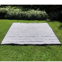 Couverture de pique-nique en coton biologique, grande taille, confortable, certifié 100%, pour les voyages en plein air