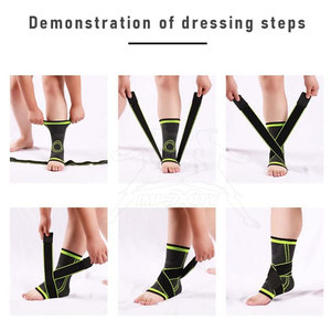 Wholesale <b>Ankle</b> <b>Support</b> Sleeve Relief Pain Sports Compression <b>Ankle</b> Brace Sleeve - Product Image 6