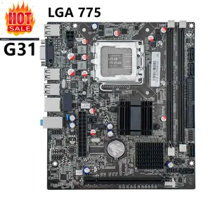 G31 LGA 775 Chipset Intel Motherboard DDR2 Memori 4GB USB 2.0 Mainboard Mother Board G31
