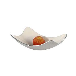 Cuenco para servir frutas de Metal plateado de diseño clásico con vajilla de restaurante de primera calidad, cuenco para frutas y alimentos en la India - Product Image 1