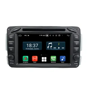 Автомобильный радиоприемник на Android 10,0, gps-навигация для c класса W203 KLYDE OEM DSP carplay, автомобильная стереосистема для ML W163