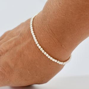 Bracelet en argent sterling avec perles, collection unique faite à la main - Product Image 1