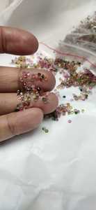 3mm Round Cut Multi Color Natural <b>Tourmaline</b> - Product Image 3