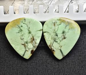 Pendientes de GEMA de crisoprasa de limón, pendientes de Gema Natural de crisoprasa - Product Image 5