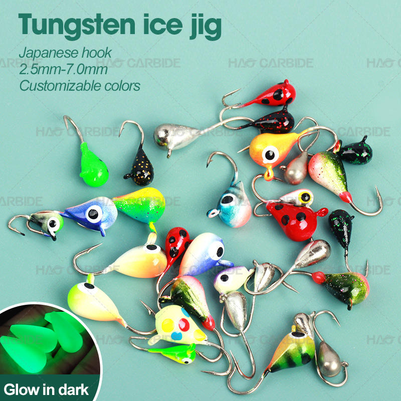 Tungsten Ice Jigs Best Selling Unpainted Tungsten Jigs