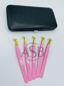 แหนบขนตาสแตนเลสแบบมืออาชีพปลายแหลมเครื่องมือความงามที่ใช้ทดสอบอย่างยั่งยืนแหนบขนตาสำหรับบูต - Product Image 2