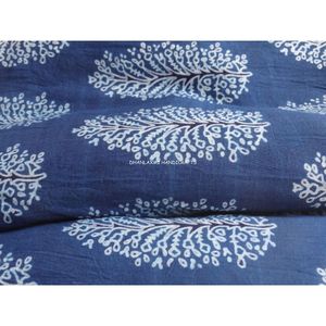 Tela 100% de algodón para manualidades de correr, Material de vestido impreso con pantalla a mano, indio, Ajrakh, venta al por mayor - Product Image 5