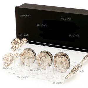 Juego de bandeja y posavasos de acrílico de diseño fabuloso con fregona, bandeja para servir café y té de la mejor calidad - Product Image 2