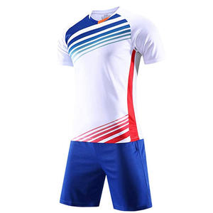 Vêtements de football à séchage rapide pour les matchs Uniforme de football pour les équipes de tournoi Ensemble de kit d'équipe de football professionnel - Product Image 1