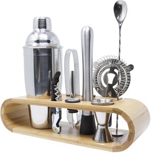 King Internacional-coctelera de 8 piezas con soporte, Kit completo de mezclador de bebidas para Bar en casa - Product Image 1