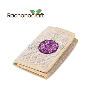 Ví Chất Lượng Cao Handmade 100% Cây Gai Dầu Sử Dụng Hàng Ngày Cho Người Lớn Dài Lưu Trữ Tiền Và Thẻ Tín Dụng Thời Trang Dây Kéo Unisex Cảnh Quan - Product Image 1