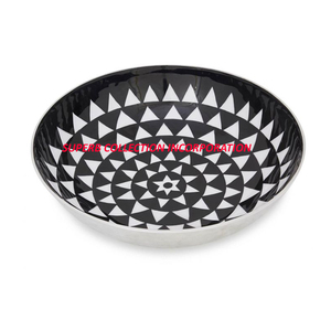 Bol de Fruits en Aluminium moulé à la main, bol de luxe et nouveau Style finition émail, multi-usages, vente directe OEM - Product Image 2