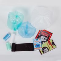 Bolsa de Basura con Refuerzo Lateral de PE al Mejor Precio, con Cierre de Botón y Relieve, para Uso Doméstico