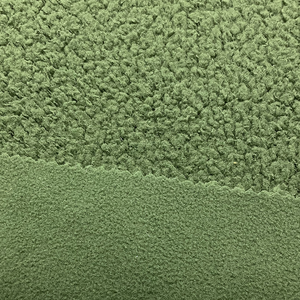 Fashion Design 64% Polyester 36% Recycle Polyester Sherpa Knit Bonding <b>Fabric</b> - Product Image 6