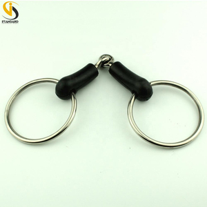 Bocado de Goma para Caballo Western, Bocado de Equitación con Brida de Metal - Product Image 5