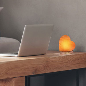 Lampe led pour sel himayen en forme de cœur, luminaires avec ampoule LED et prise USB, de haute qualité - Product Image 5