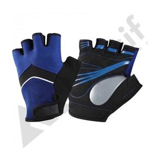 Guantes de Ciclismo de medio dedo Unisex de alta calidad cuero genuino para carreras y actividades al aire libre cinturón transpirable - Product Image 6
