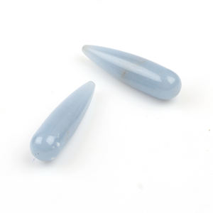 Alta calidad 9x30mm ópalo azul Natural Briolette suave forma de gota larga piedra preciosa suelta pulida para par de pendientes a juego - Product Image 2
