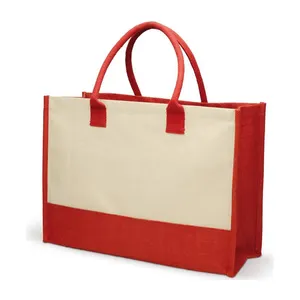 Индийский производитель, высокое качество, многоцветная полосатая печать, Кокосовая сумка, сумка-тоут, Джутовая сумка для покупок по лучшей цене