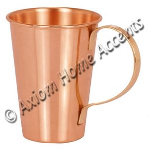 Tasse de mulet de moscou en cuivre pur, avec poignée en laiton, diamant et martelé, finition Antique par axion pour la maison - Product Image 5