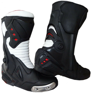 Bottes en cuir pour moto personnalisées, pilote professionnel, bottes de course de moto de qualité supérieure en gros - Product Image 3