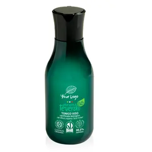 Tóner de Aloe Vera para el cuidado de la piel, tónico orgánico Vegano para el cuidado de la cara, etiqueta privada italiana, té verde, venta prémium