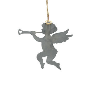 Suspension d'arbre de noël, métallique, fer blanc galvanisé, suspension - Product Image 2