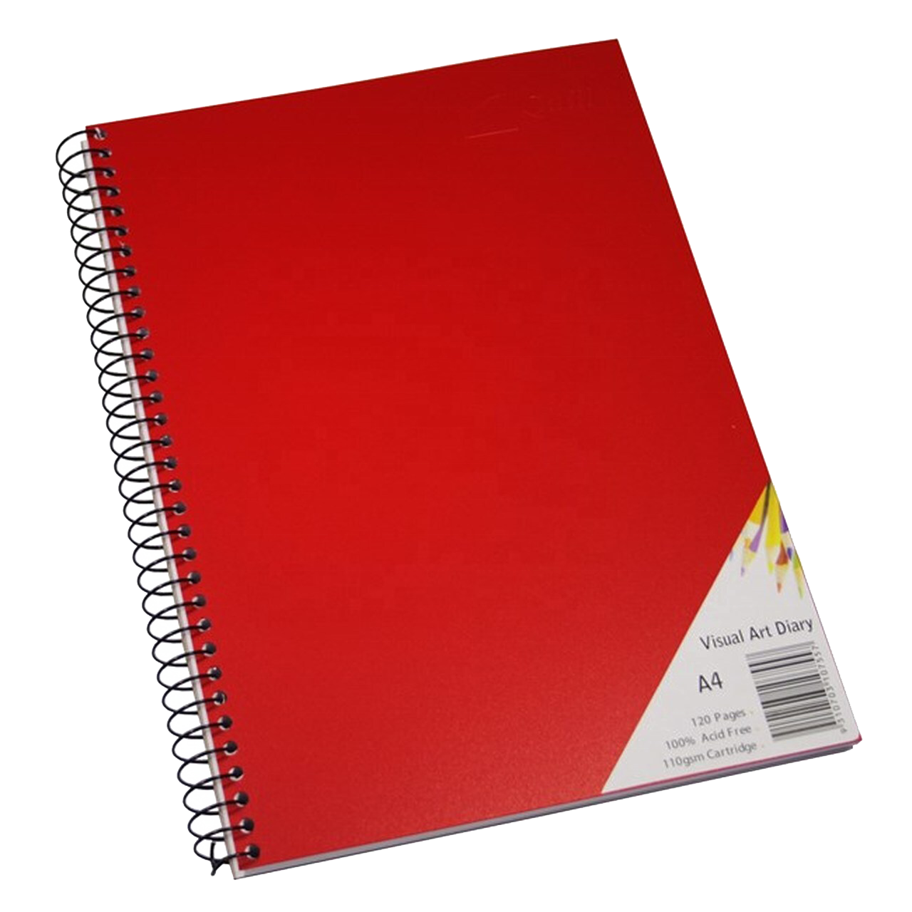 FSC Эко-дружественных A3 визуальный художественный дневник художника Эскиз книги пластиковые цветные обложки спиральные связанные 120 страниц блокнот для рисования