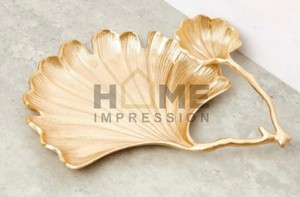 New Stylish <b>Metal</b> Aluminium Casted Gold Luxury Round Tray and <b>Bowl</b> Wedding Decoration <b>Bowl</b> for Home Usage in Cheapest Price - Product Image 6