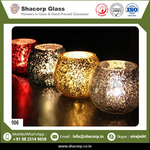 Juego de 2 Portavelas de Vidrio de Último Diseño con Logotipo y Personalización de Diseño Aceptada - Product Image 6