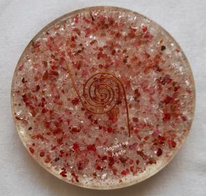 AAMEENA Cozy Best Quality Agate Crystal Orgone Stone Coasters Vente en gros de cadeaux de nouveauté de notre part! - Product Image 1