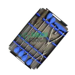 Instruments chirurgicaux universels pour la colonne vertébrale, implants orthopédiques, équipement médical chirurgical, manuel, acier inoxydable, métal - Product Image 4