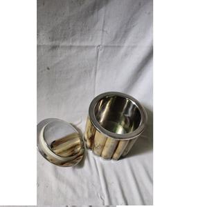 Seau à glace en forme de corne de baleine, pour boissons, avec couvercle, seau à glace pour bar au champagne, 1 pièce - Product Image 3