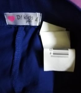 Overstock/Etiquetas de marca de gama alta Niños Niñas Casual Algodón Elástico Cintura elástica Ropa Teñida Leggings rectos Pantalones para adolescentes - Product Image 5