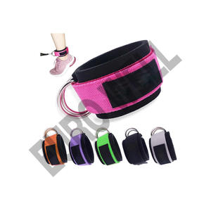 Meilleures ventes de sangles de cheville d'haltérophilie pour salle de sport sur mesure en cuir de haute qualité entièrement réglables sangles de cheville personnalisées pour fitness - Product Image 5