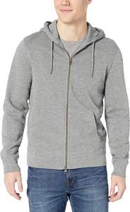 Sudadera con capucha Lisa hecha a medida de alta calidad para hombres y mujeres sudaderas con capucha con cremallera - Product Image 4