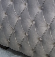 Offre Spéciale : Ensemble de Canapés Chesterfield du Royaume-Uni, Cadre en Bois Massif, Design Moderne, Canapé-Lit en Tissu avec Rangement, Meubles de Salon