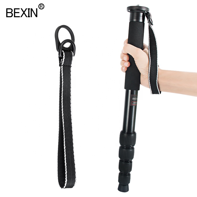BEXIN MAS285 Professional Portable Aluminum Alloy Monopod Tripod Flexible Extension Pole Bracket for DSLR Camera Mountaineering