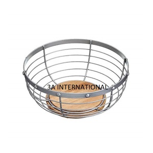 Panier en métal décoratif pour la maison et la cuisine, vaisselle, panier à fruits standard, paniers de rangement pour aliments en vente à prix réduit - Product Image 5