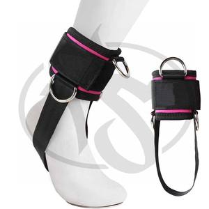 Mejor Venta caliente de neopreno ajustable tobillo D anillo de levantamiento de peso de entrenamiento de Fitness, correa en el tobillo - Product Image 6