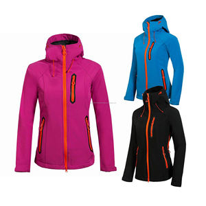 HISSJW9-Chaqueta de nailon con logotipo personalizado para mujer, chaqueta suave de alta calidad, venta al por mayor - Product Image 1