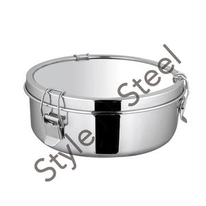 Stainless Steel Kids Meal Container Conical Tiffin <b>Lunch</b> <b>Box</b> with Fridge Organizer for School Dinners and Meal Prep - Product Image 3