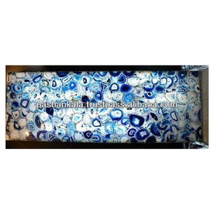 Agate Gemstone <b>Table</b> Top - Product Image 1
