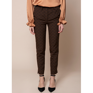 Pantalones de vestir italianos SM de la mejor calidad, con cintura alta, bolsillo francés, corte regular, modelo liso con cierre de botón, para el día a día. - Product Image 4
