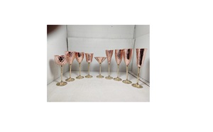 <b>Goblet</b> Amber <b>Goblet</b> Pure Copper <b>Wine</b> Glass - Product Image 3
